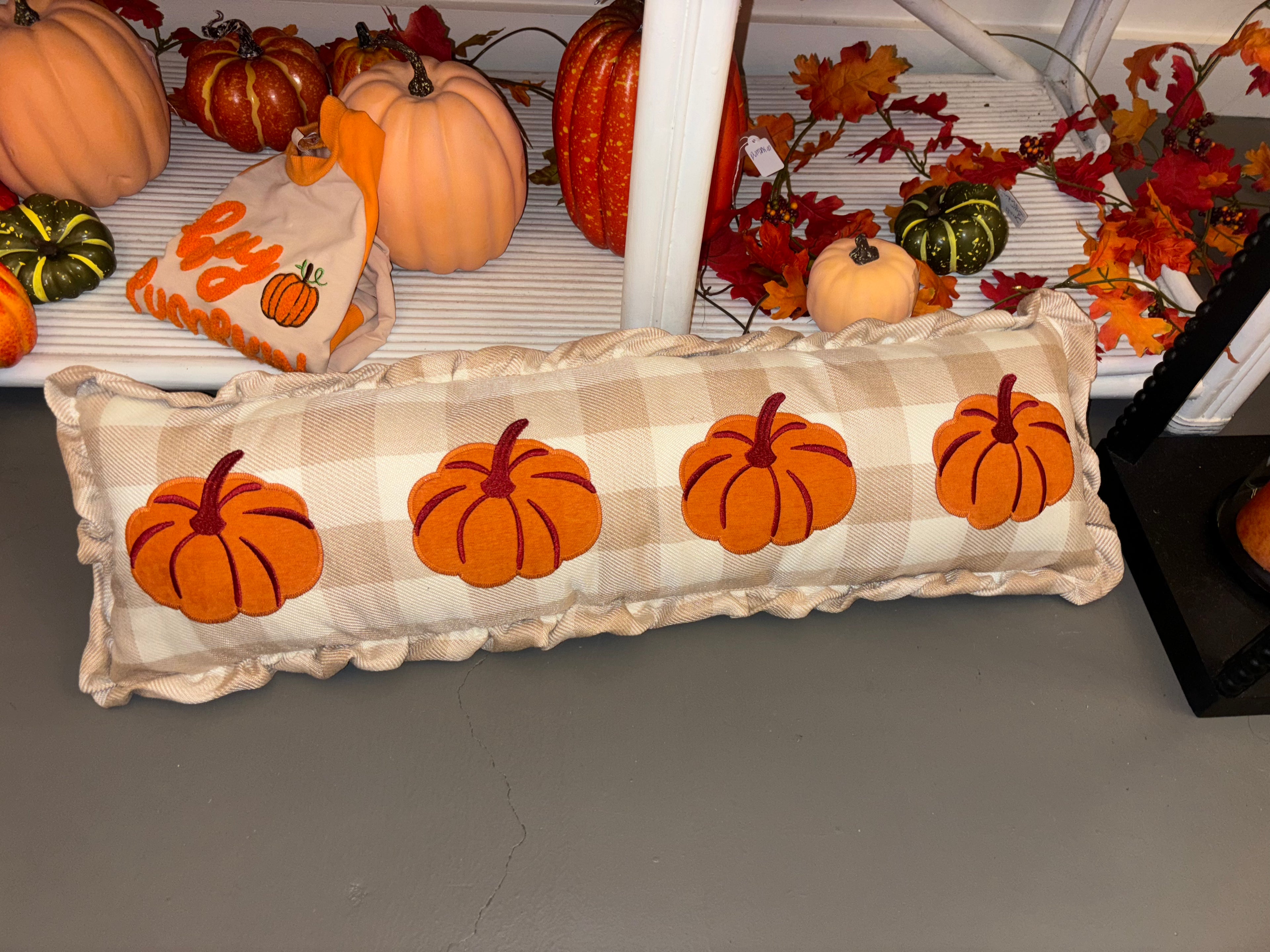 Rectangle Pumpkin Pillow